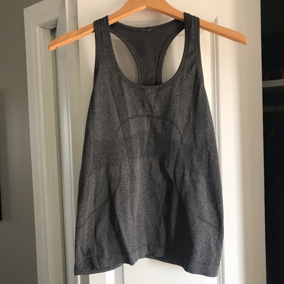lululemon athletica Tops - Lululemon Swiftly Tech Grey Tank Top
